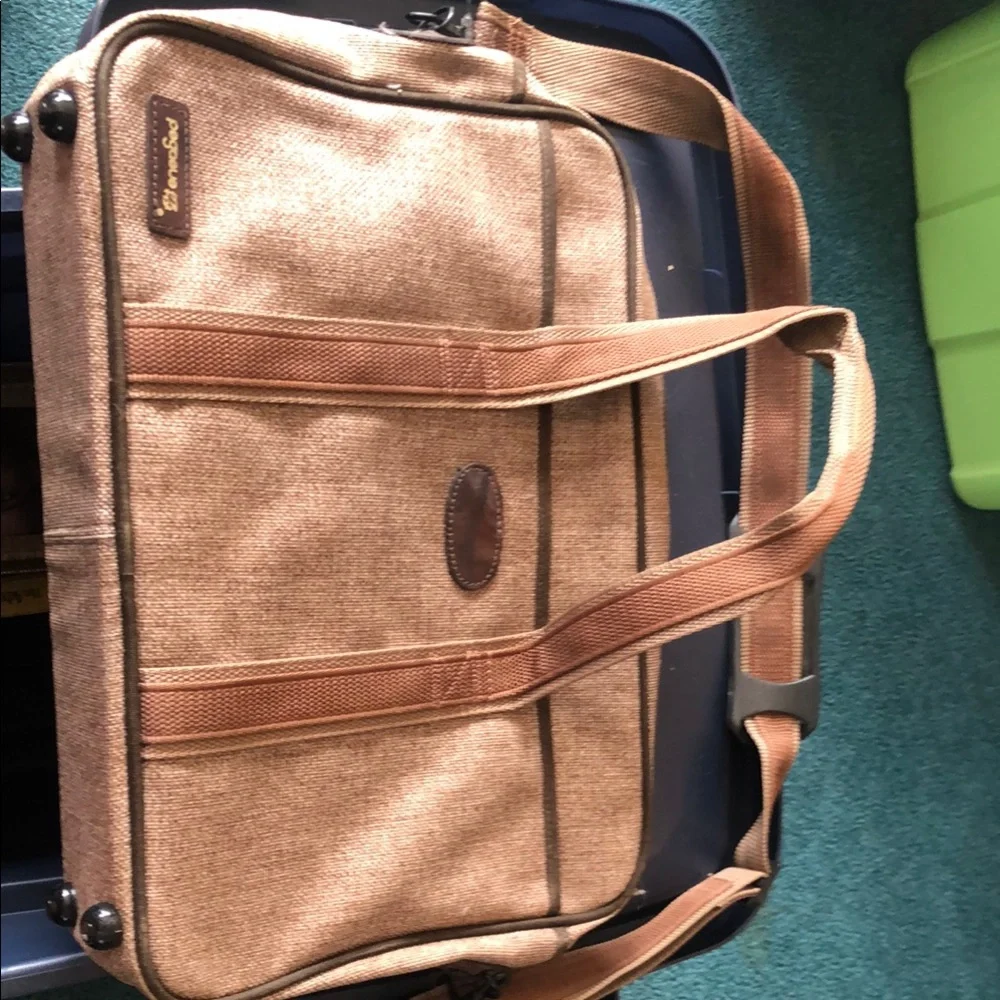 Pegasus Brown Canvas Travel Tote Bag by
